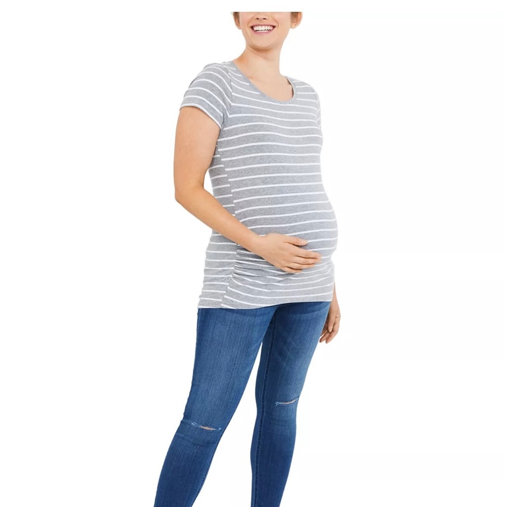 NWT Motherhood Maternity Indigo Blue Stretch Ankle Maternity Jeggings